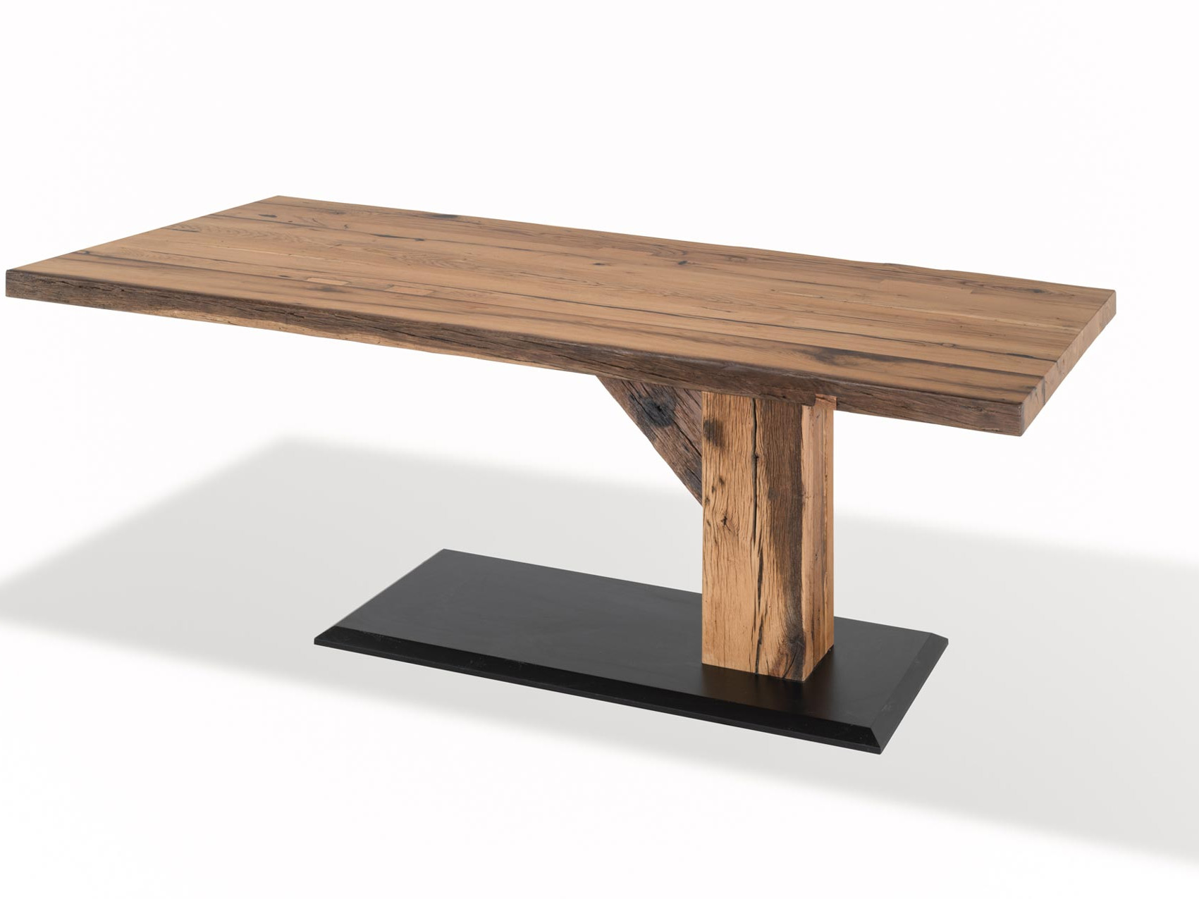 Riedinger Moebel ausziehbarer Design Tisch 4m Massivholz